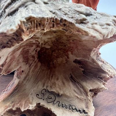 GIUSEPPE ARMANI SCULPTURE STATUE FIGURINE SCARLET MACAW