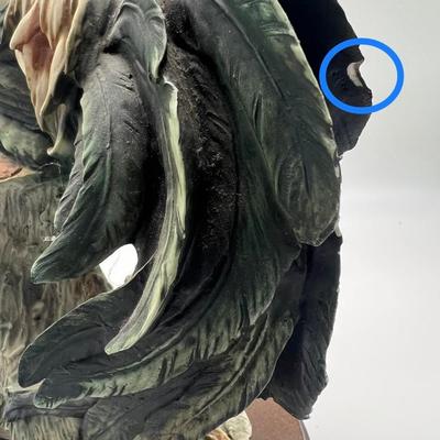 Giuseppe Armani Rooster Figurine Capodimonte Neapolitan Marking *Read Details*