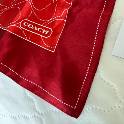 Red Coach Scarf