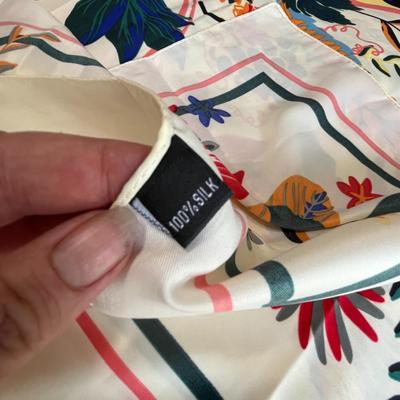 Silk Patterned Scarf
