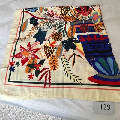 Silk Patterned Scarf