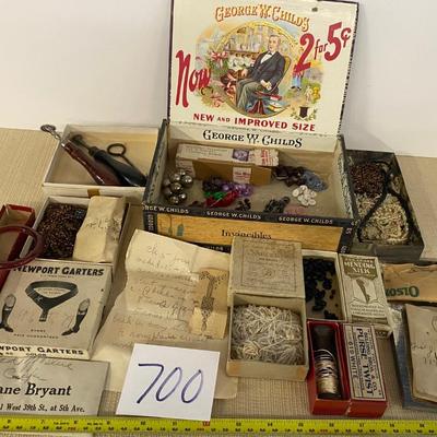 Vintage Buttons  and Beads