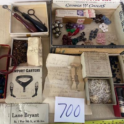 Vintage Buttons  and Beads