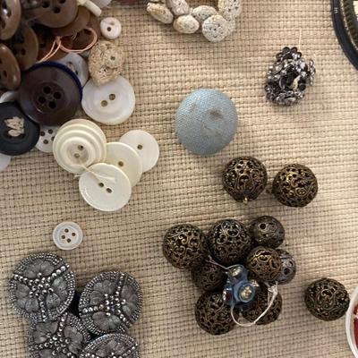 Vintage Buttons and Jars