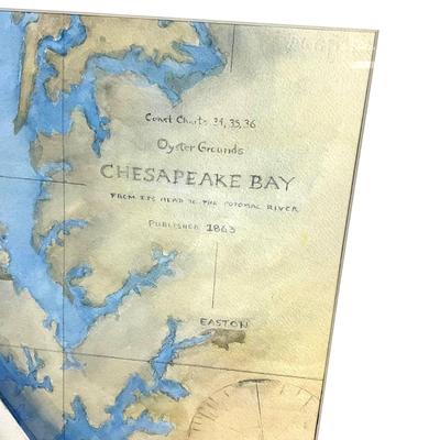 914 Original "Chesapeake Relics II" Watercolor by Virginia Perram