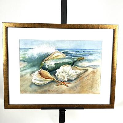 916 Original "Sea Mail" Watercolor by Virginia Perram