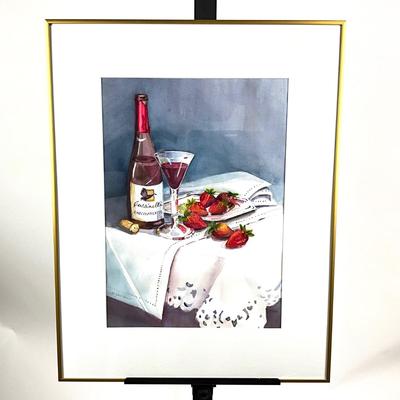919 Original "Chocolate Kiss" Watercolor by Virginia Perram
