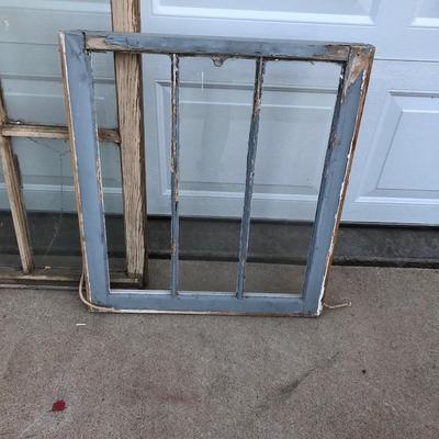 Vintage Wood Framed Windows