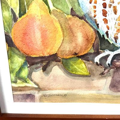 926 Original "Guinea" Watercolor by Virginia Perram