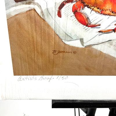 930 Original " Jumbos" Signed and Numbered Artists Proof by Virginia Perram