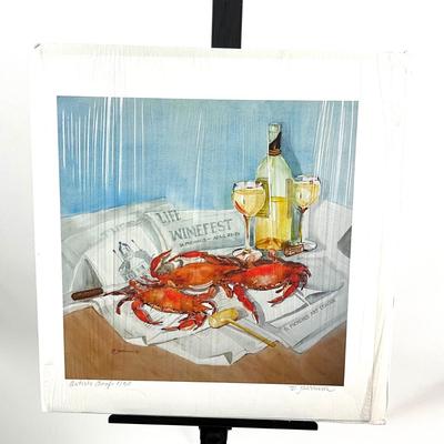 930 Original " Jumbos" Signed and Numbered Artists Proof by Virginia Perram