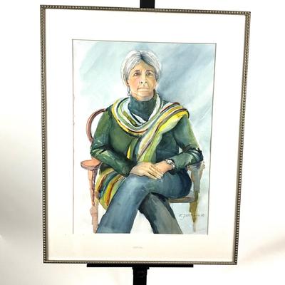 933 Original "Study II" Watercolor by Virginia Perram