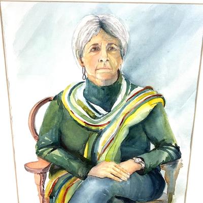 933 Original "Study II" Watercolor by Virginia Perram