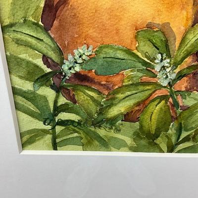 934 Original "Ground Cover" Watercolor by Virginia Perram
