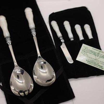 CAMDEN Collection, Stainless Steel Serving Spoons & (4) Butter Knives - SOUTHERN LIVING AT HOME