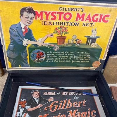 Vintage Gilbertâ€™s Mysto Magic Exhibition Set