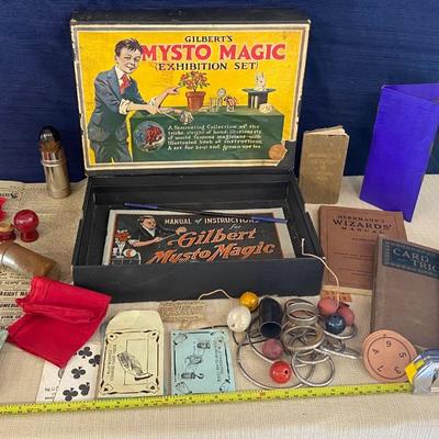 Vintage Gilbertâ€™s Mysto Magic Exhibition Set