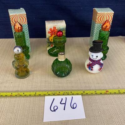 Vintage Christmas Avon Lot