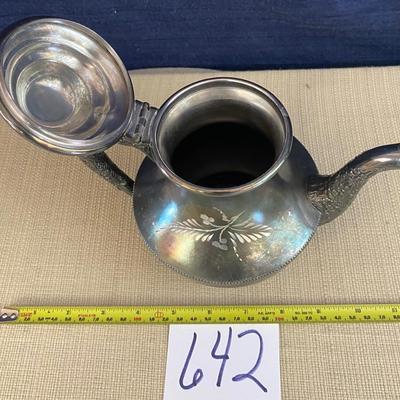 Vintage Silver Plated Tea Pot