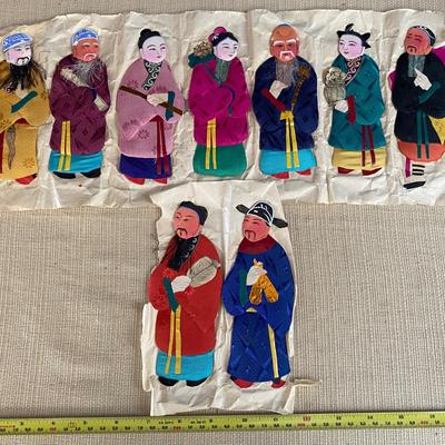 Vintage Chinese Dolls or Wall Art