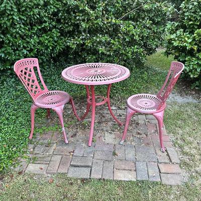 Cast Aluminum Bistro Set