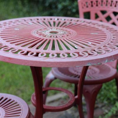 Cast Aluminum Bistro Set