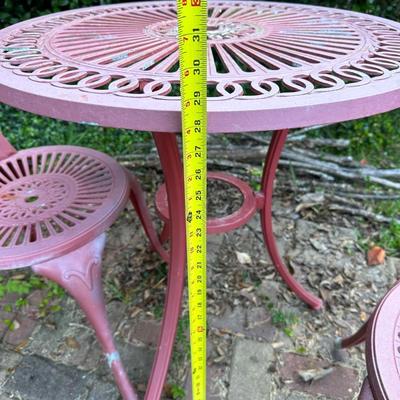 Cast Aluminum Bistro Set