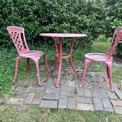 Cast Aluminum Bistro Set