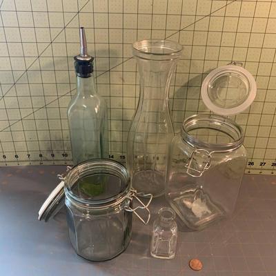 Misc. Bundle of Glassware/Jars/Cannisters