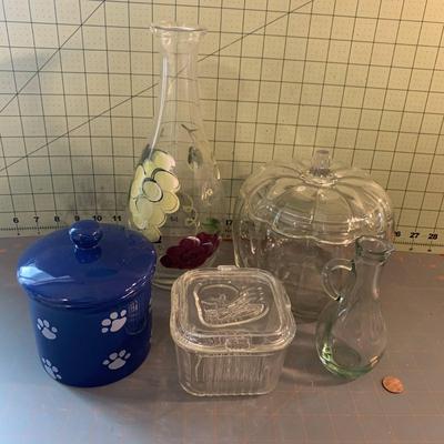 Glass Misc and Pet Treat Jar