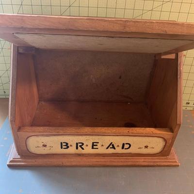 Breadbox With Calumet Baking Powder Tin