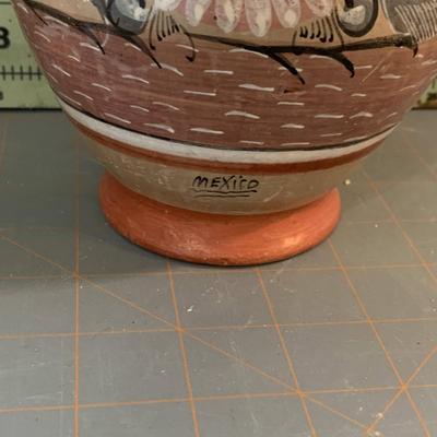 Williamsburg Pottery Vase + vintage Mexican Pitcher Vase