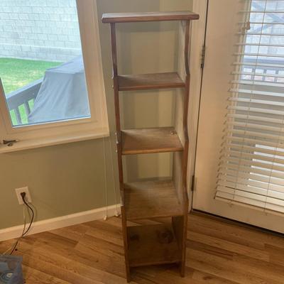 5 tier wooden rack