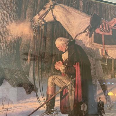 The Prayer At Valley Forge Print by Arnold Friberg