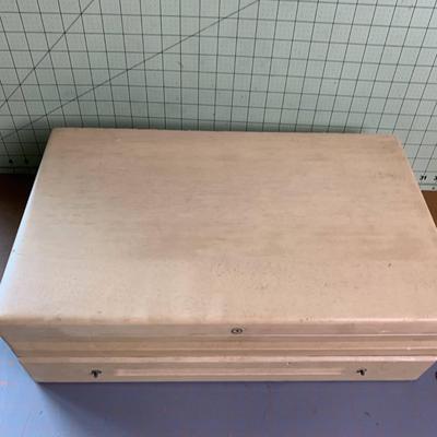 De Luxe by Home Decorators Gold Plate Silverware Box