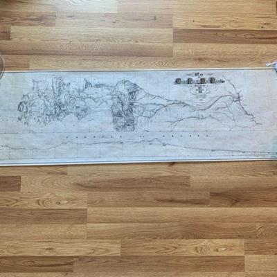 Map Of Union Pacific Rail Road 1864
