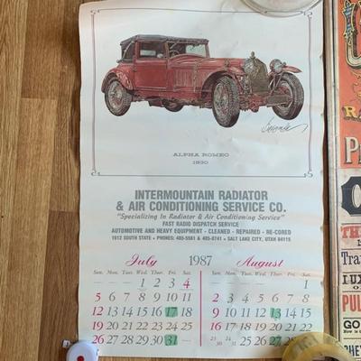 Vintage Calender & Union pacific PlatteValleyRoute