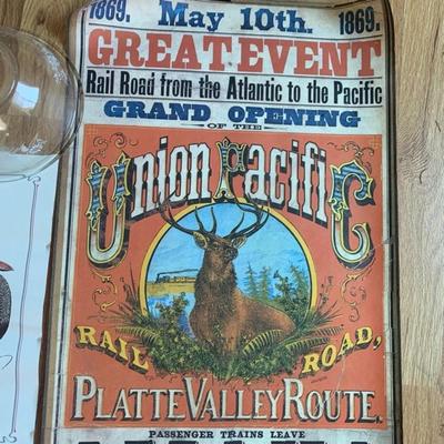 Vintage Calender & Union pacific PlatteValleyRoute