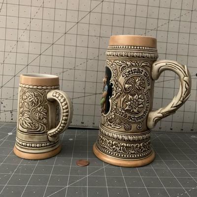 2 Types of Vintage Beer Stein