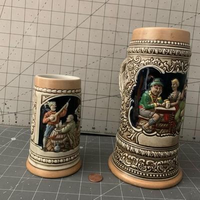 2 Types of Vintage Beer Stein