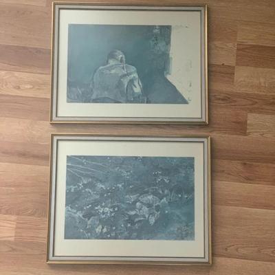 2 vintage prints