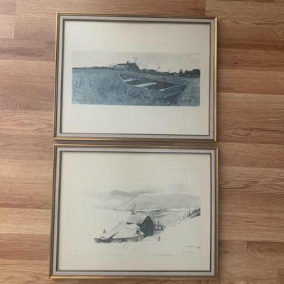 2 vintage prints