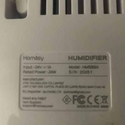 Homasy Cool Mist Humidifier