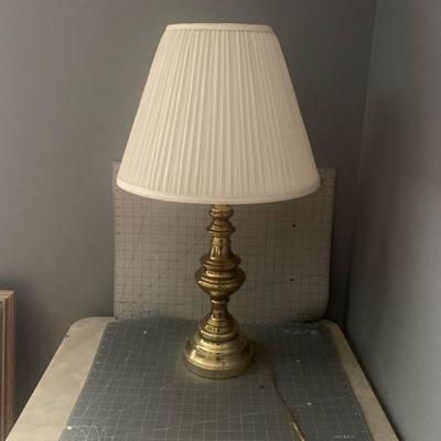 vintage brass table lamp