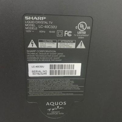 Sharp AQUOS LC-40C32U LCD TV