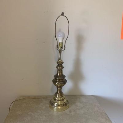 Heavy Vintage Brass Table Lamp