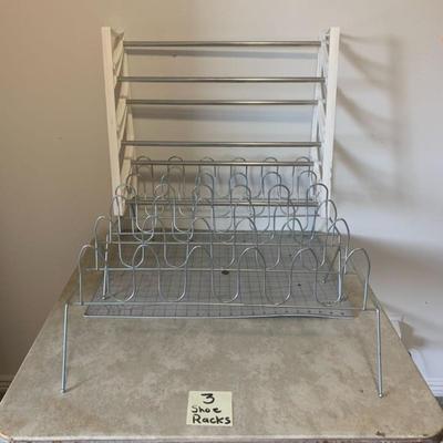 3 Shoe Racks