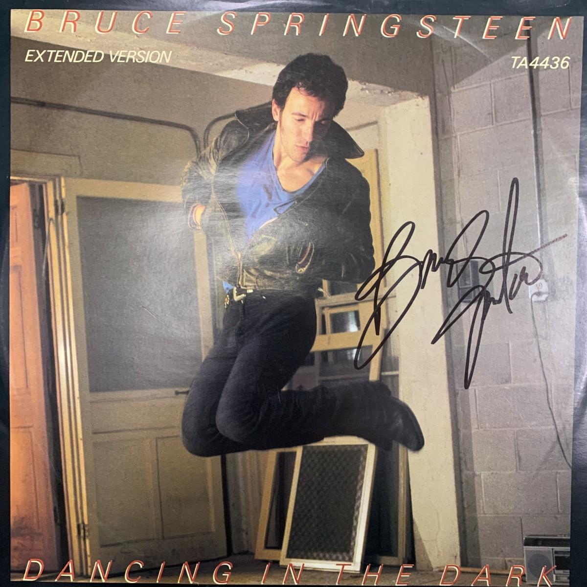 bruce-springsteen-dancing-in-the-dark-signed-ep-estatesales