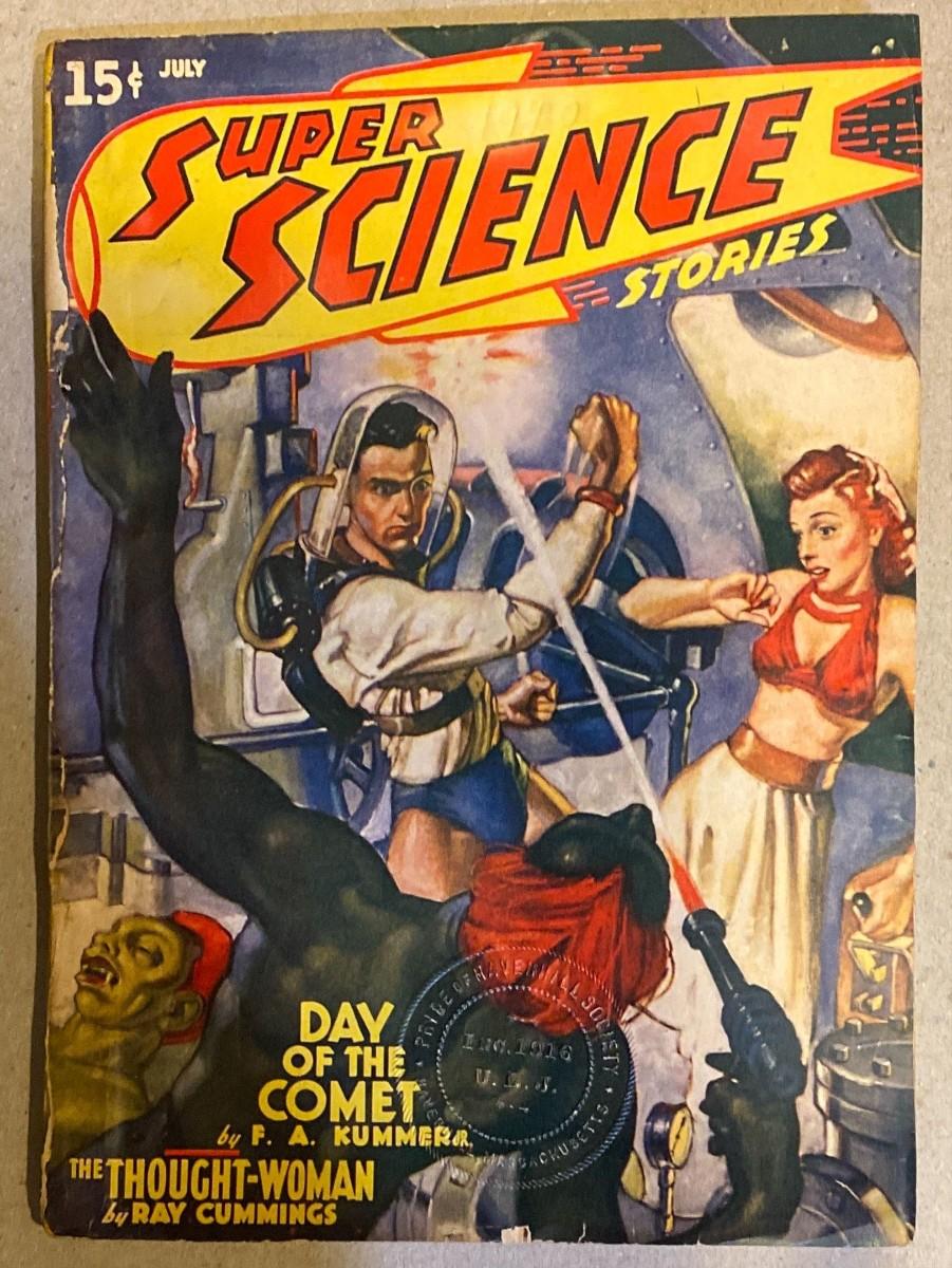 Super Science Stories original July 1940 vintage pulp magazine V.1 #03 ...
