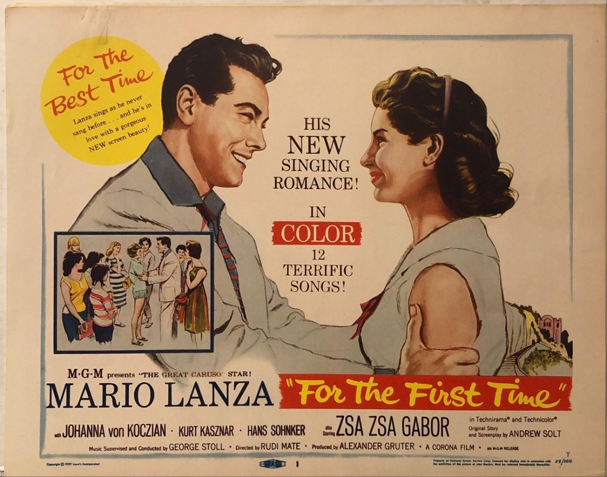 For the First Time original 1959 vintage lobby card | EstateSales.org